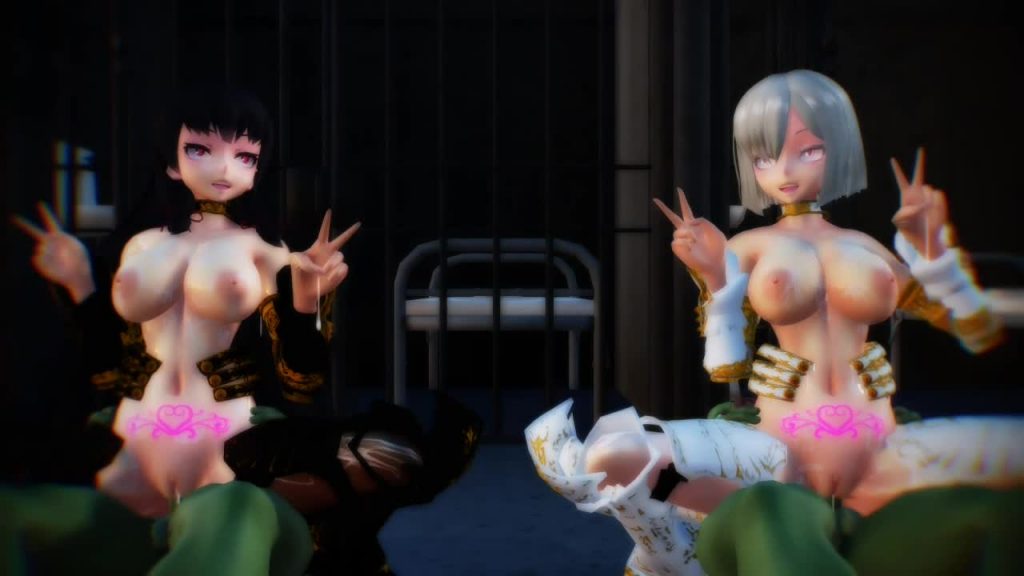 20180528_[MMD]XXX_HK_Knight_Isokaze_HamaKaze_and_Orcs