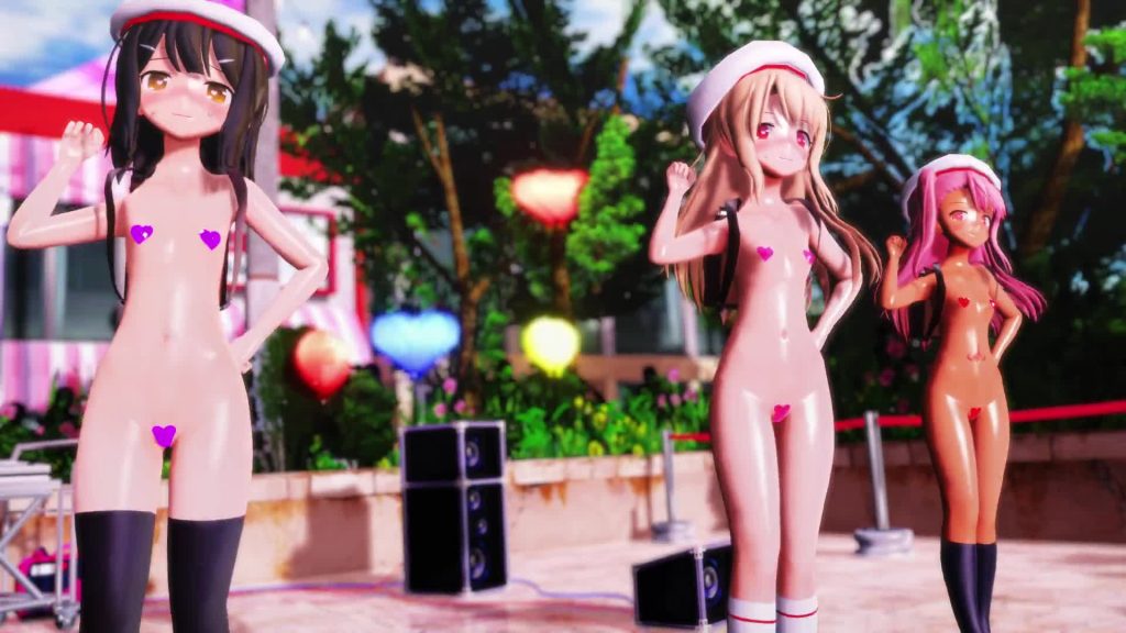 [MMD R18]プリズマ三姉妹でチョコレイトディスコ[イリヤ クロエ 美遊]