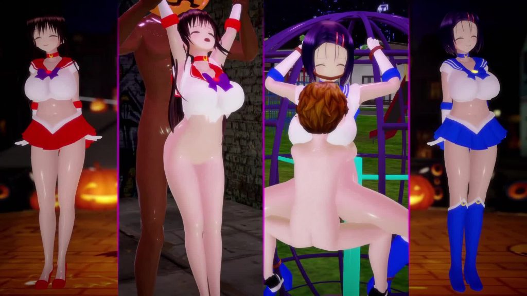 【R-18MMD】美少女戦士セーラーデビルーク × Happy Halloween